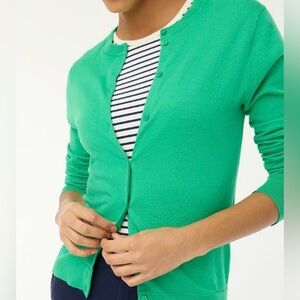 NWT ✨ J Crew Classic Cardigan 100% cotton